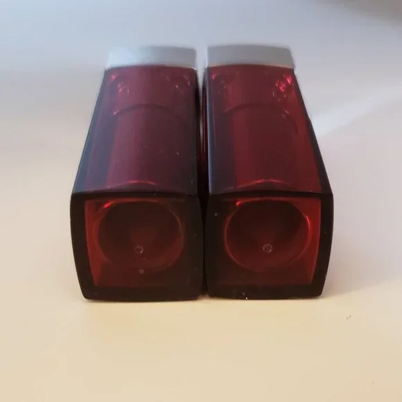 2-Pack Maybelline 311 Crimson Race Color Sensational Cream Finish Lipstick New - Picture 5 of 8